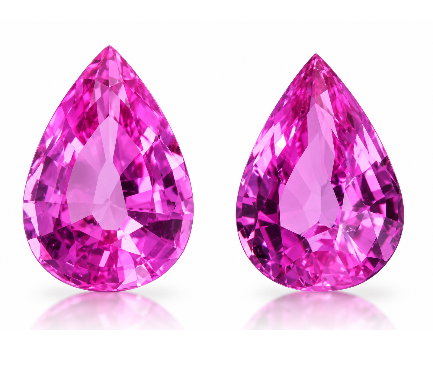 1.58 Carat Pink Pear Sapphire