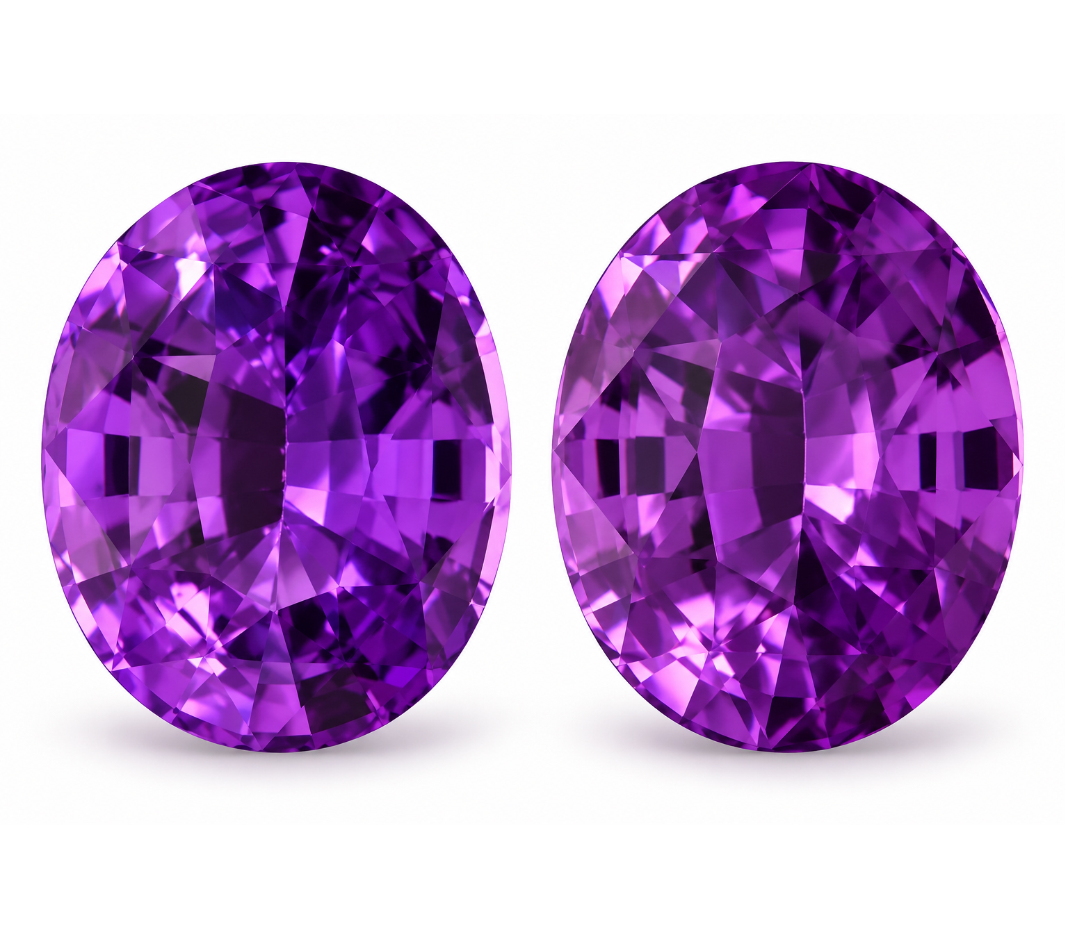 2.45 Carat Purple Oval Sapphire