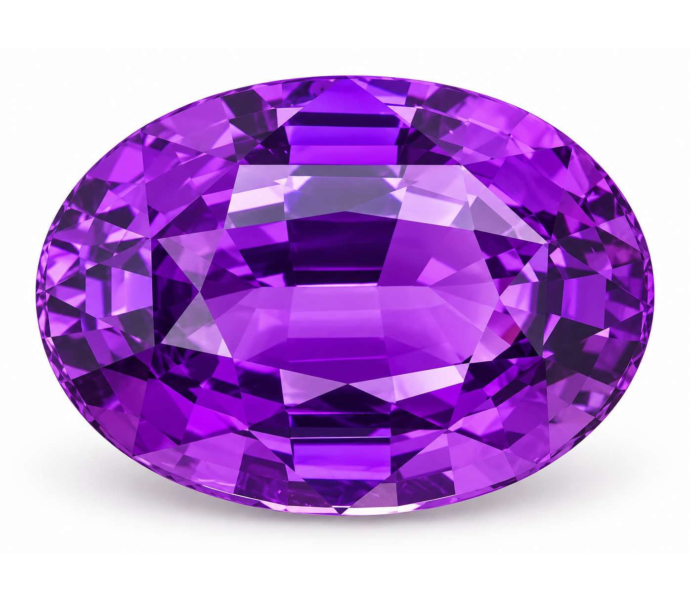 2.00 Carat Purple Oval Sapphire