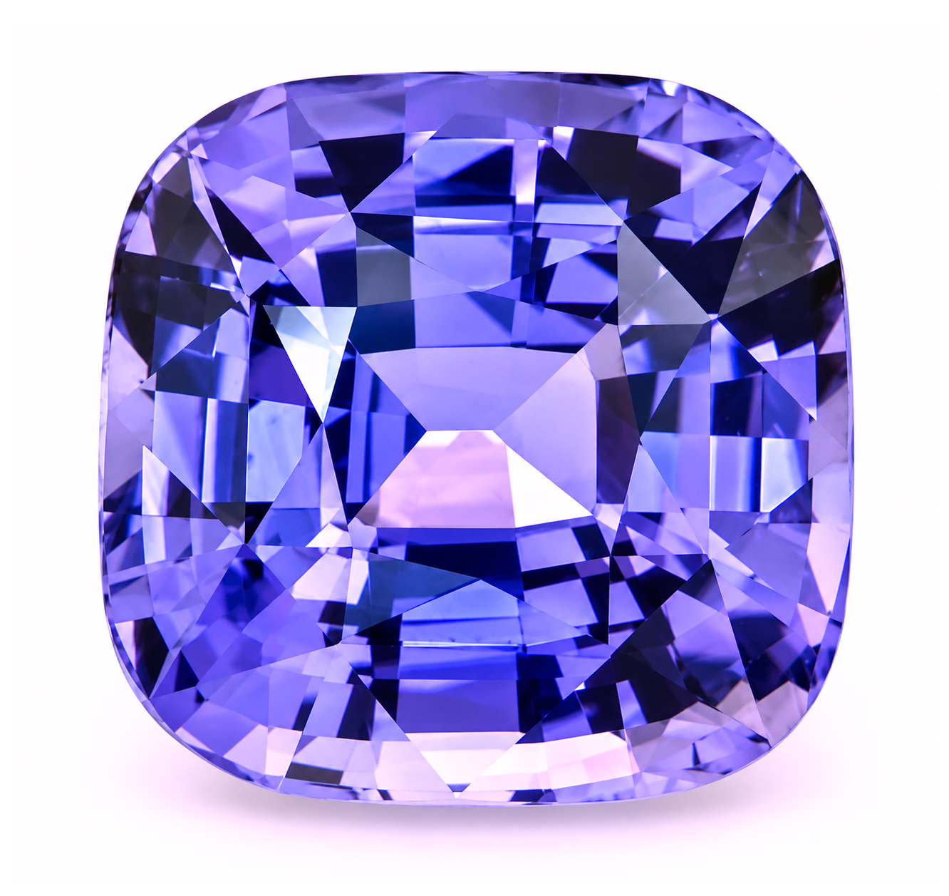 2.06 Carat Purple Cushion Sapphire