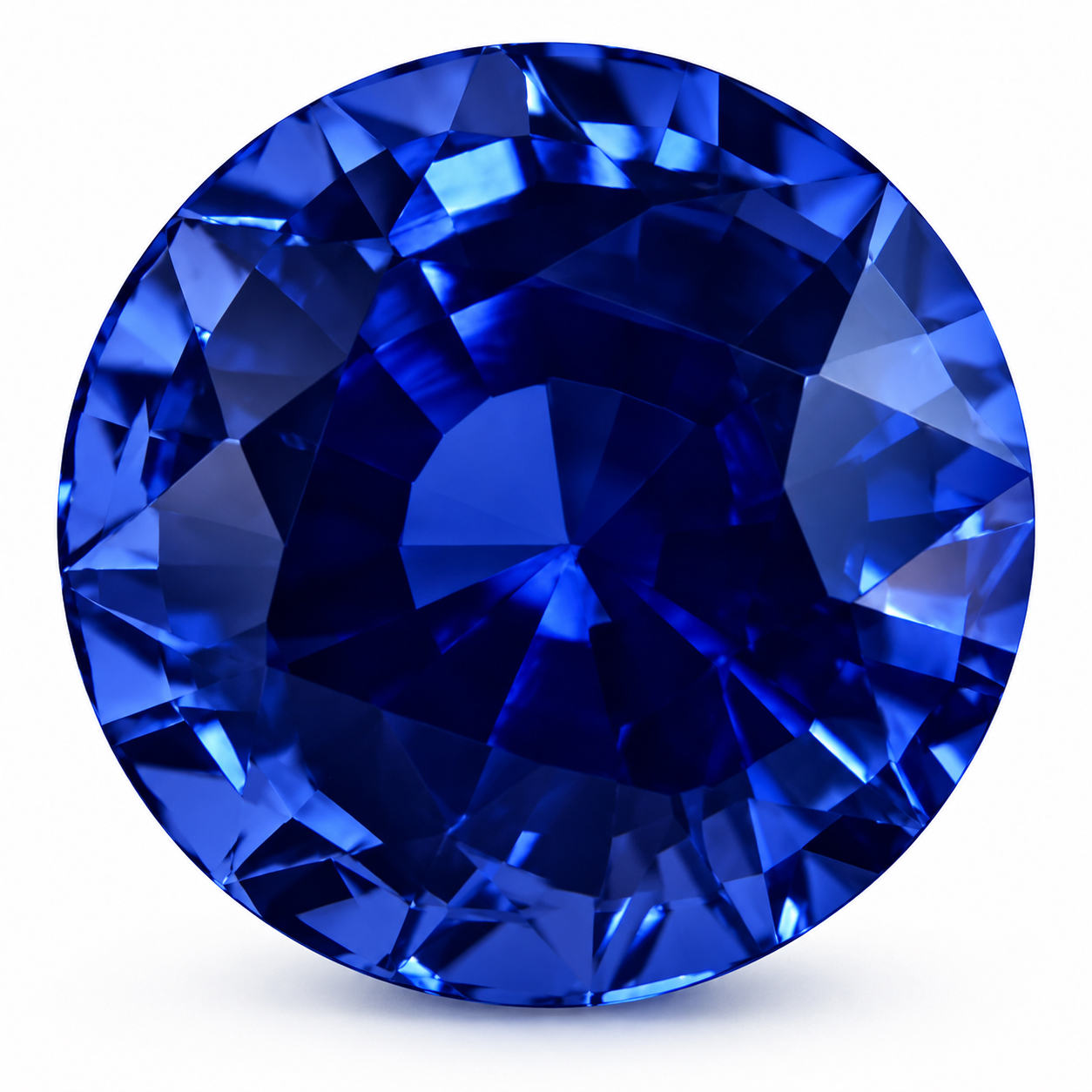 2.15 Carat Blue Round Sapphire
