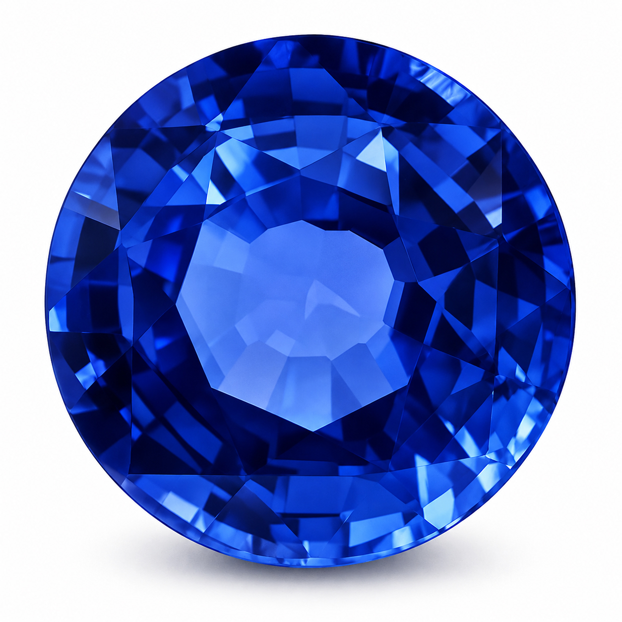 5.14 Carat Blue Round Sapphire
