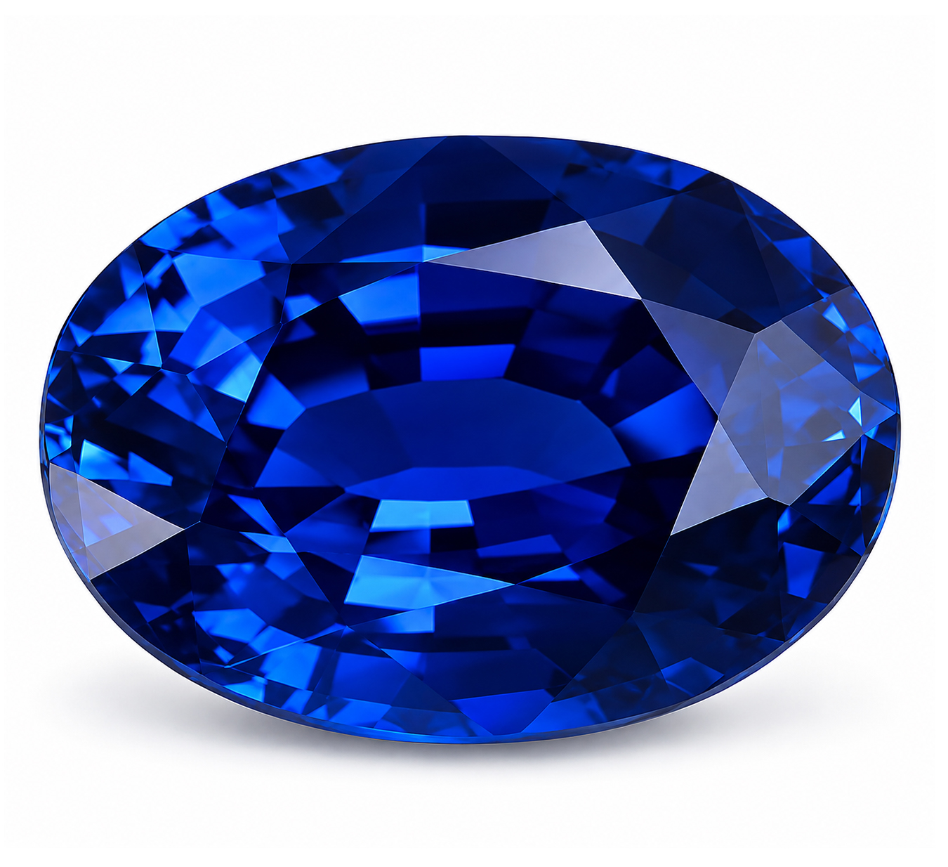 5.19 Carat Blue Oval Sapphire