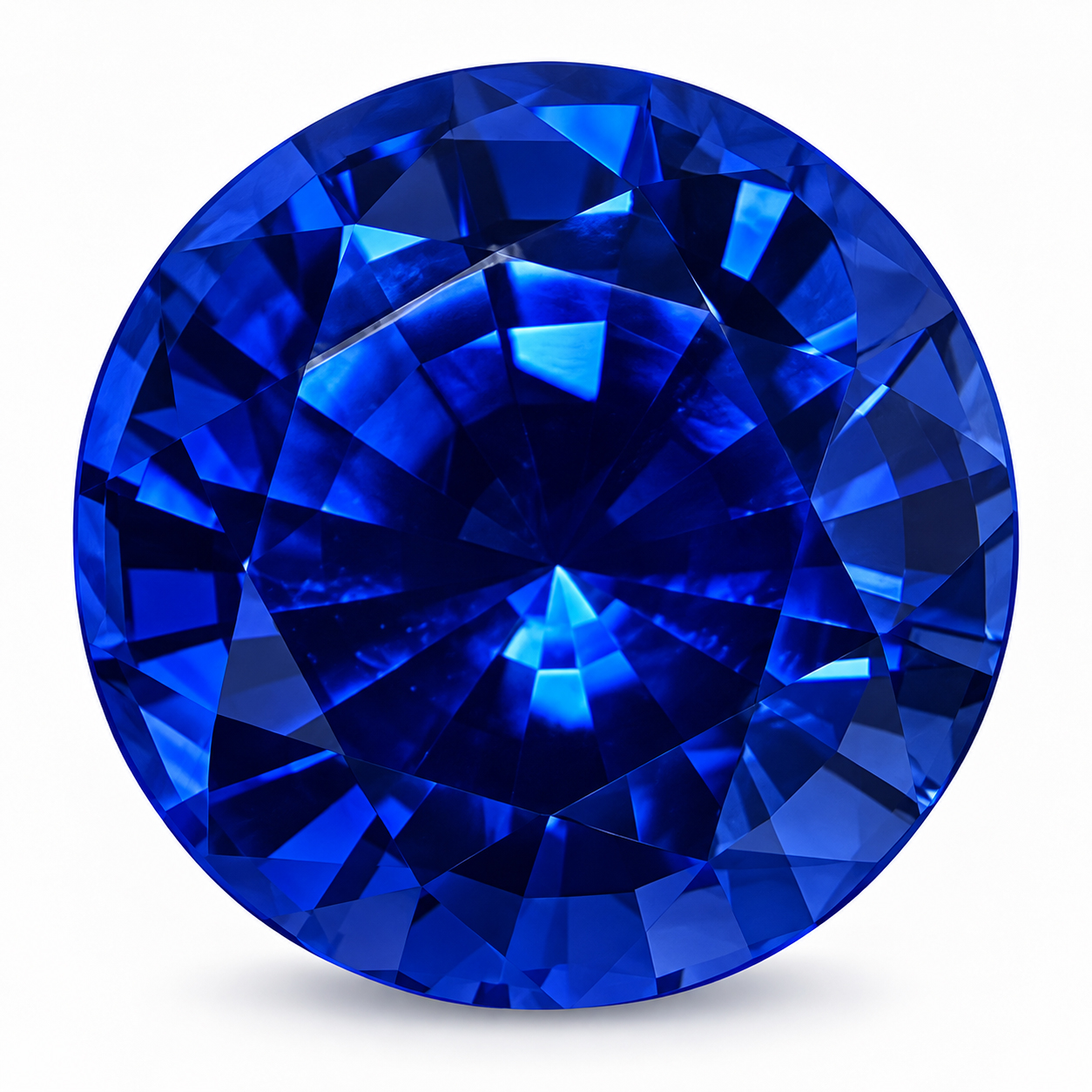3.10 Carat Blue Round Sapphire