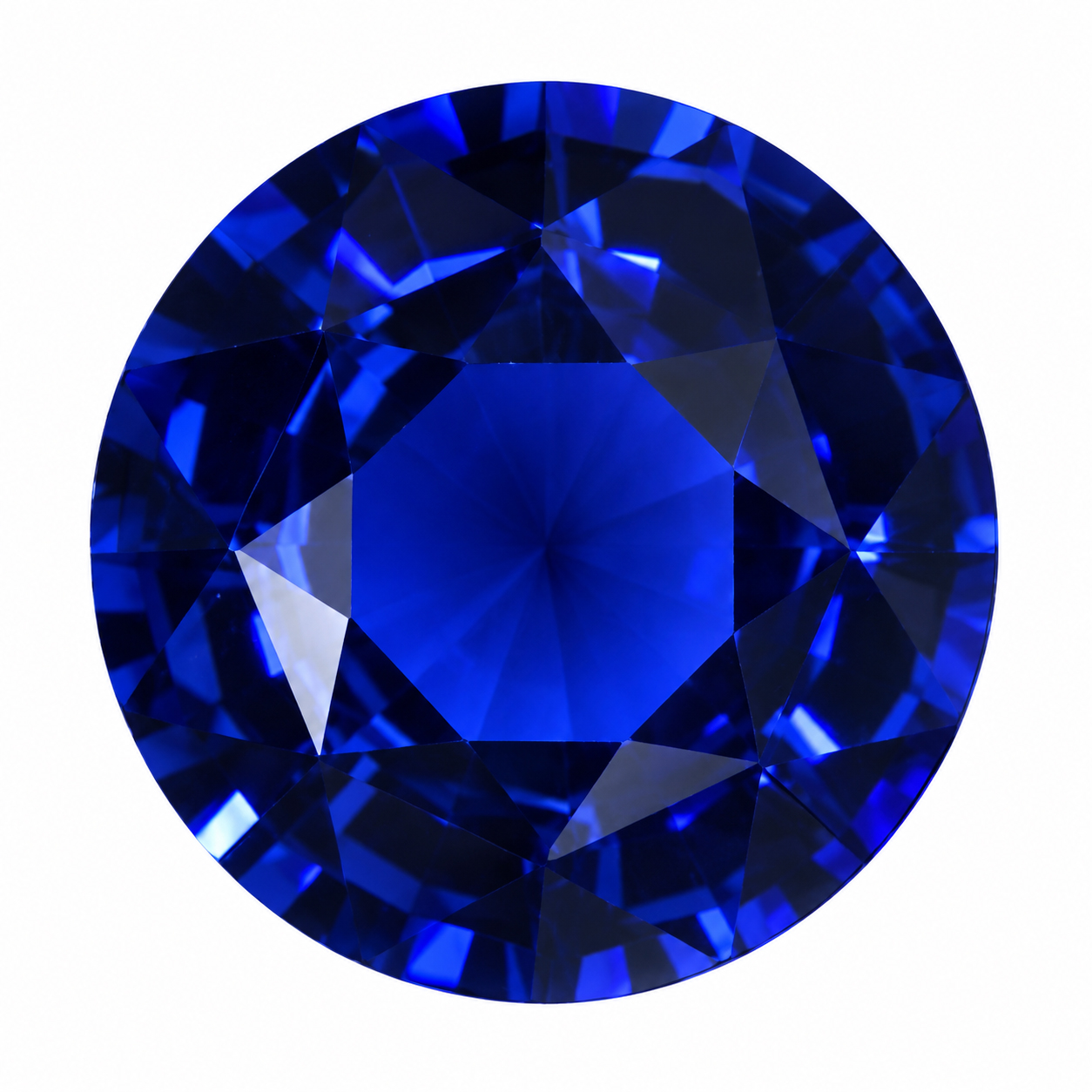 1.14 Carat Blue Round Sapphire