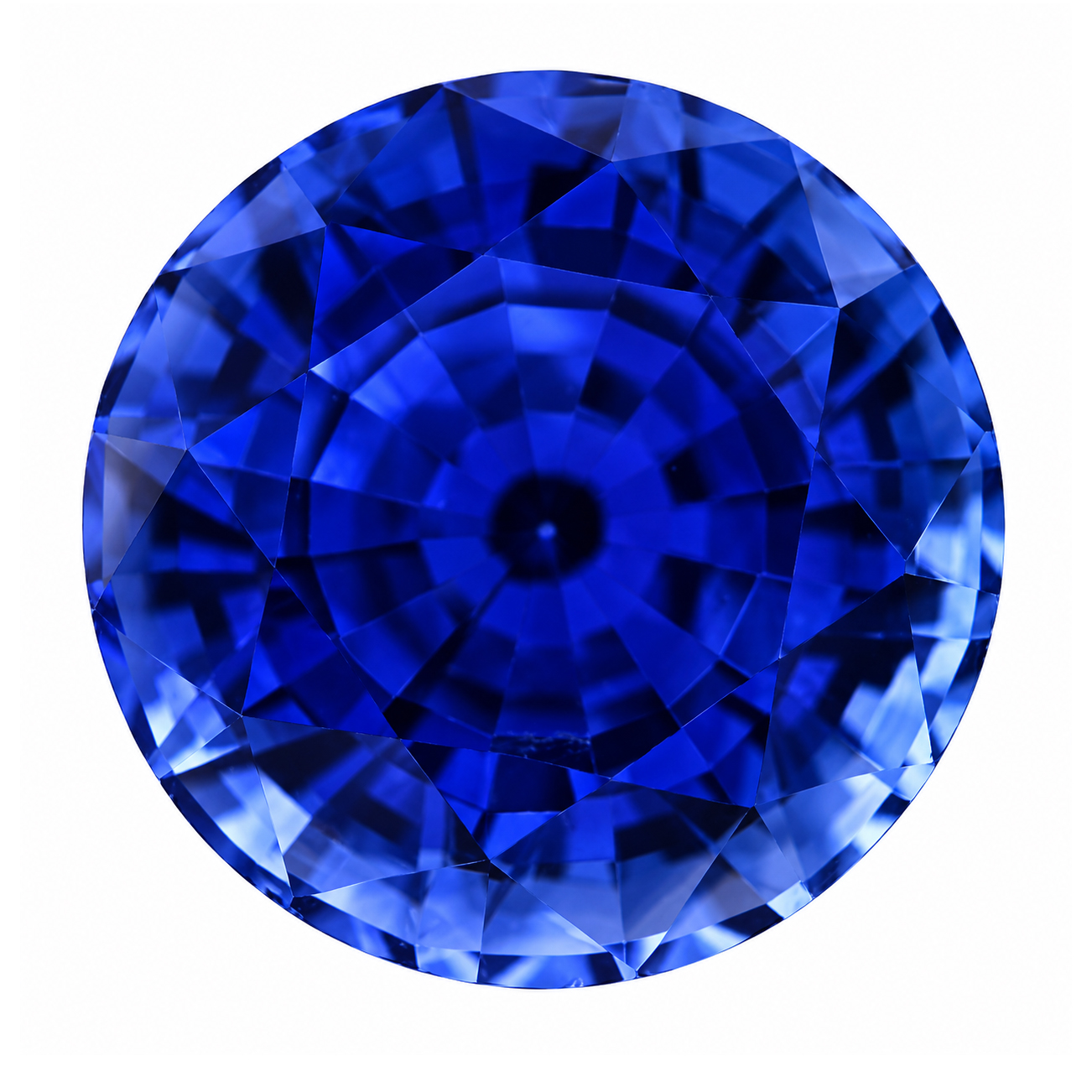 1.25 Carat Blue Round Sapphire